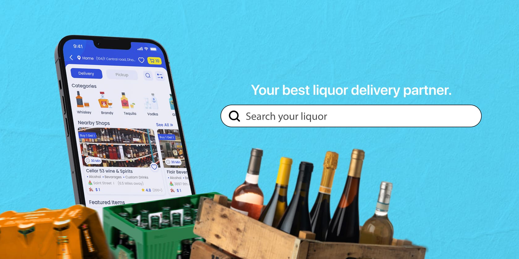 Best Liquor Delivery Service | Beeda Mega App
