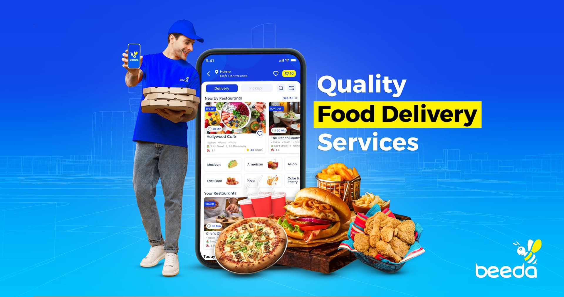 Best Quality Food Delivery Service | Beeda Mega App