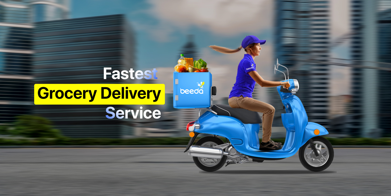 Fastest Grocery Delivery Service | Beeda Mega App