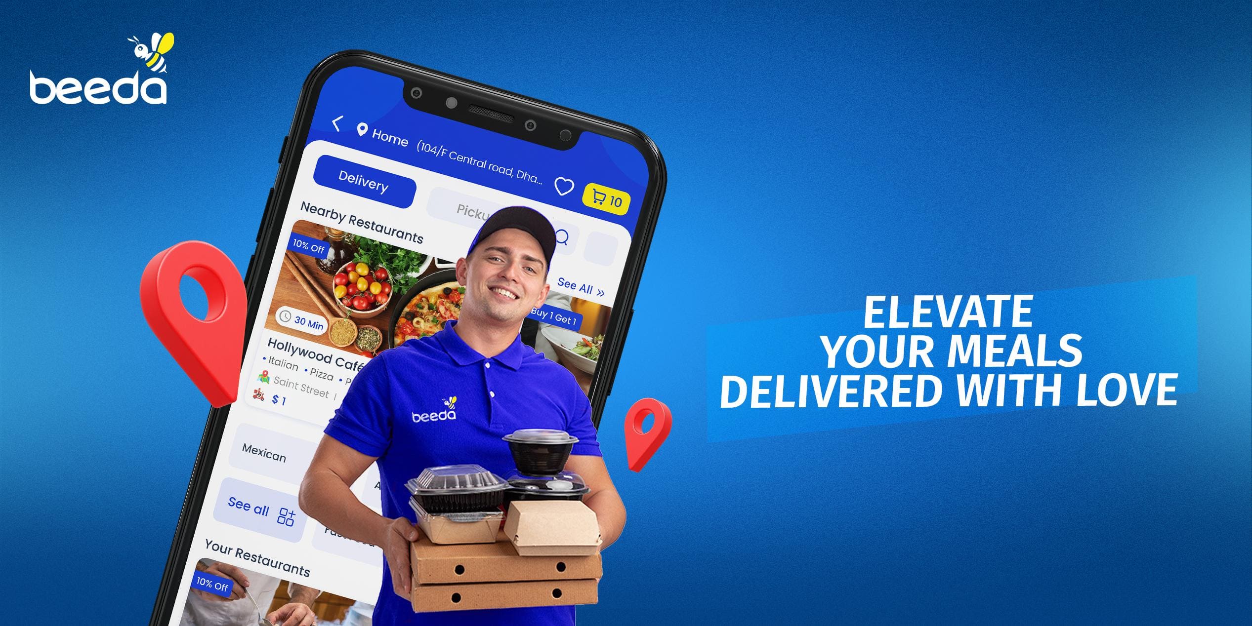 Why Beeda is the Best Food Delivery Service App in 2023