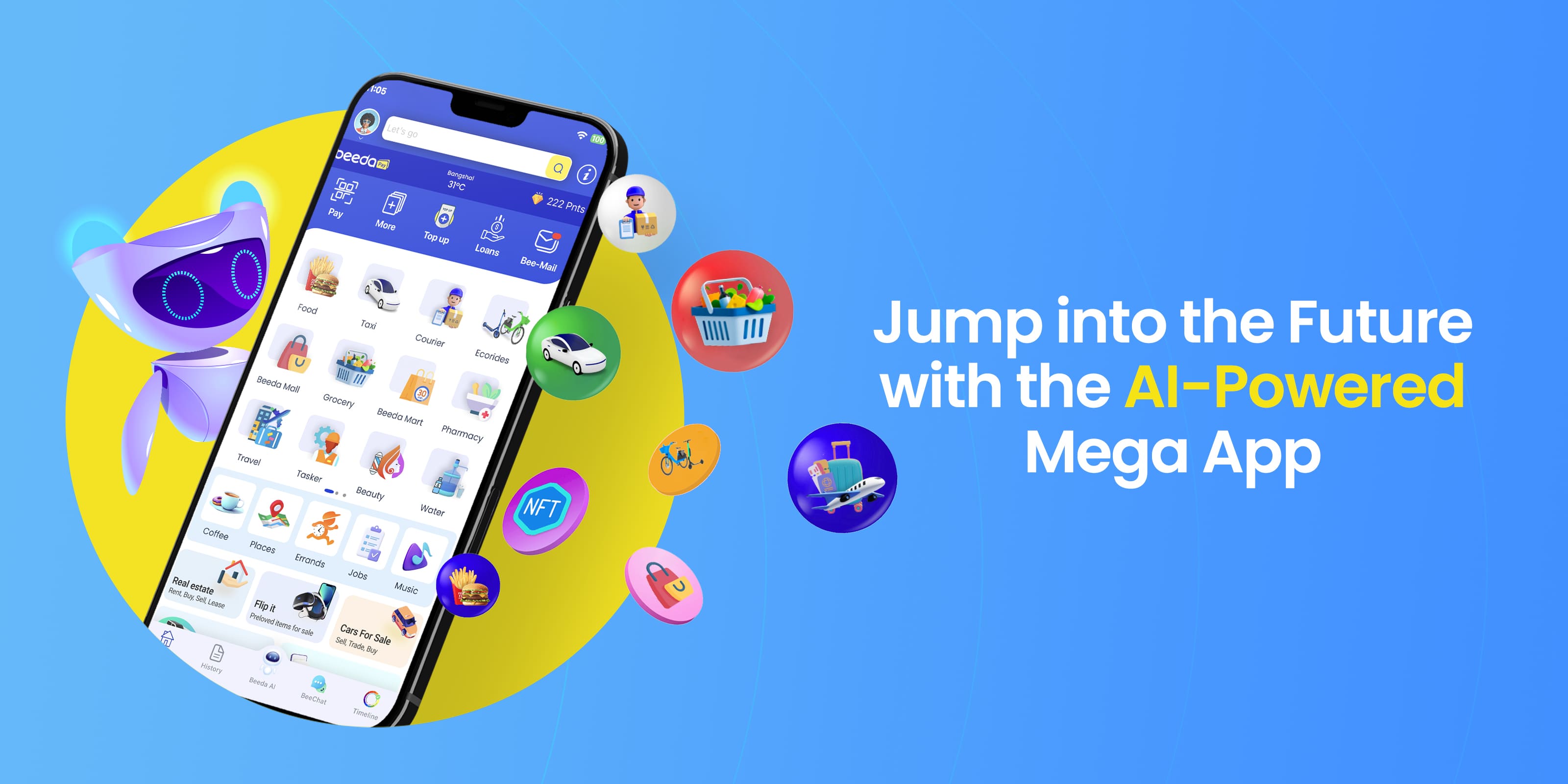 Beeda: Jump into the Future with the AI-Powered Mega App