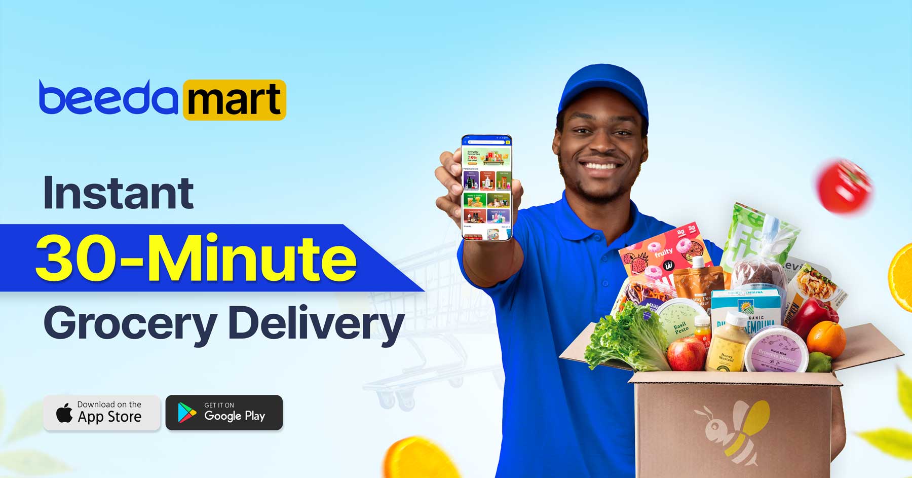 Super Fast Grocery Delivery - Get Your Groceries with Beedamart