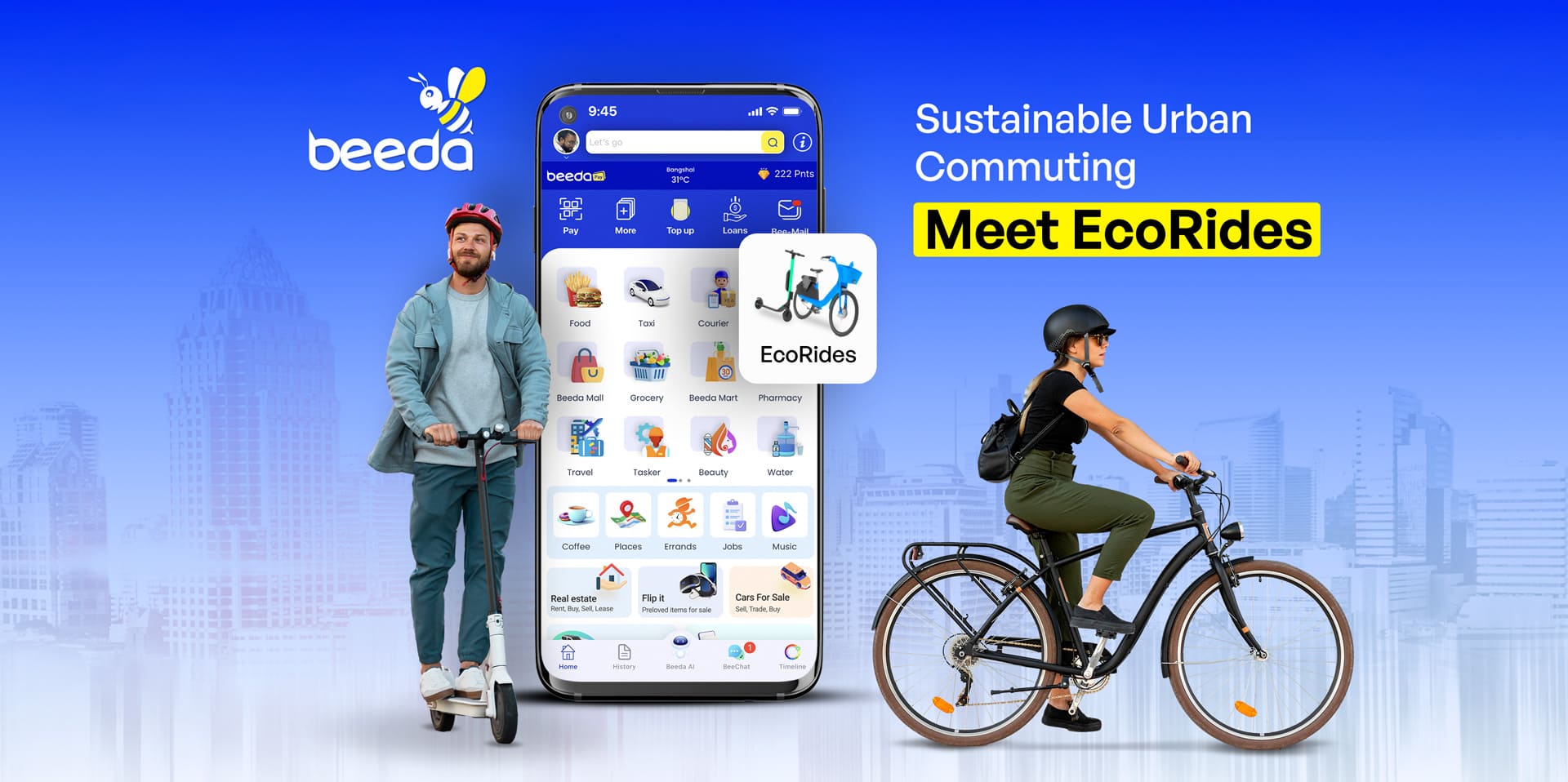 Sustainable Urban Commuting: Meet EcoRides