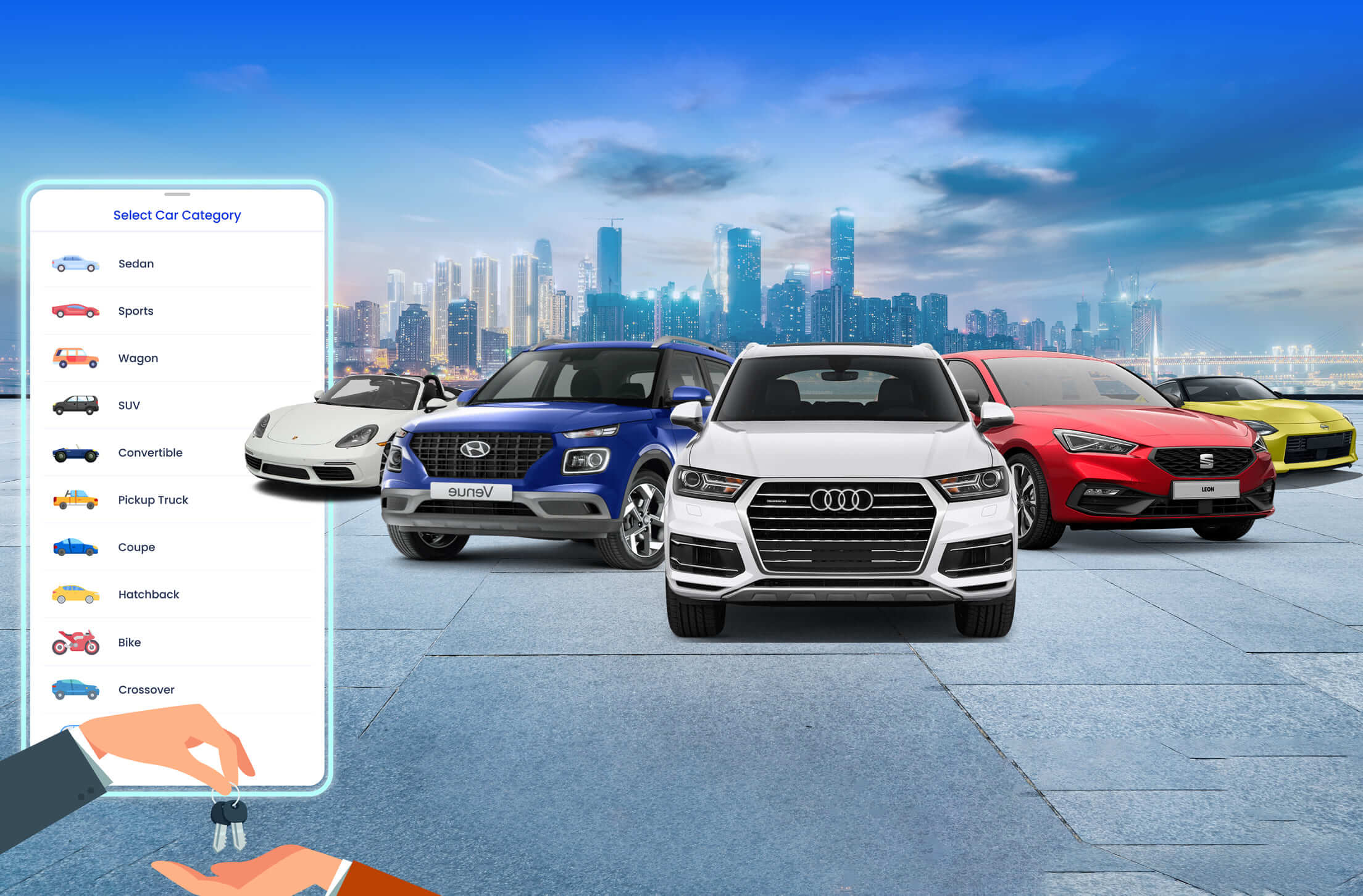 Rent Any Model from Beeda Car Rental Service