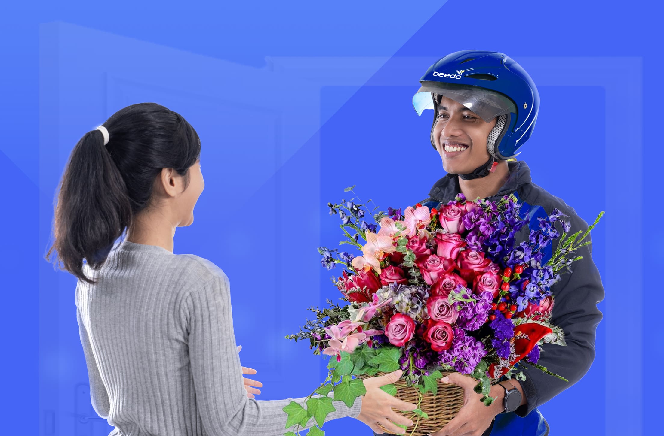 Get the fresh flower by beeda flower delivery service