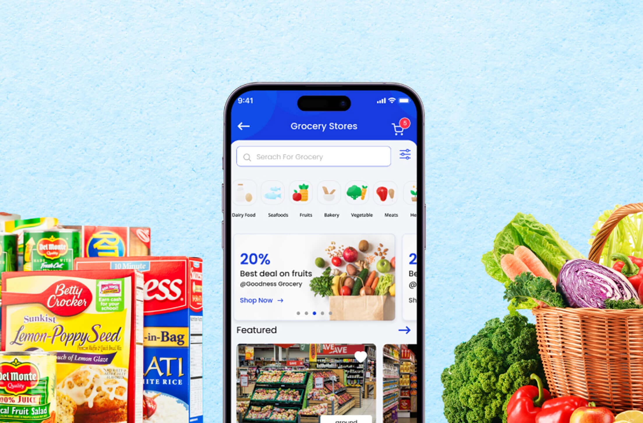 Get Fresh Groceries at Your Door steps by Beeda Grocery Delivery Service